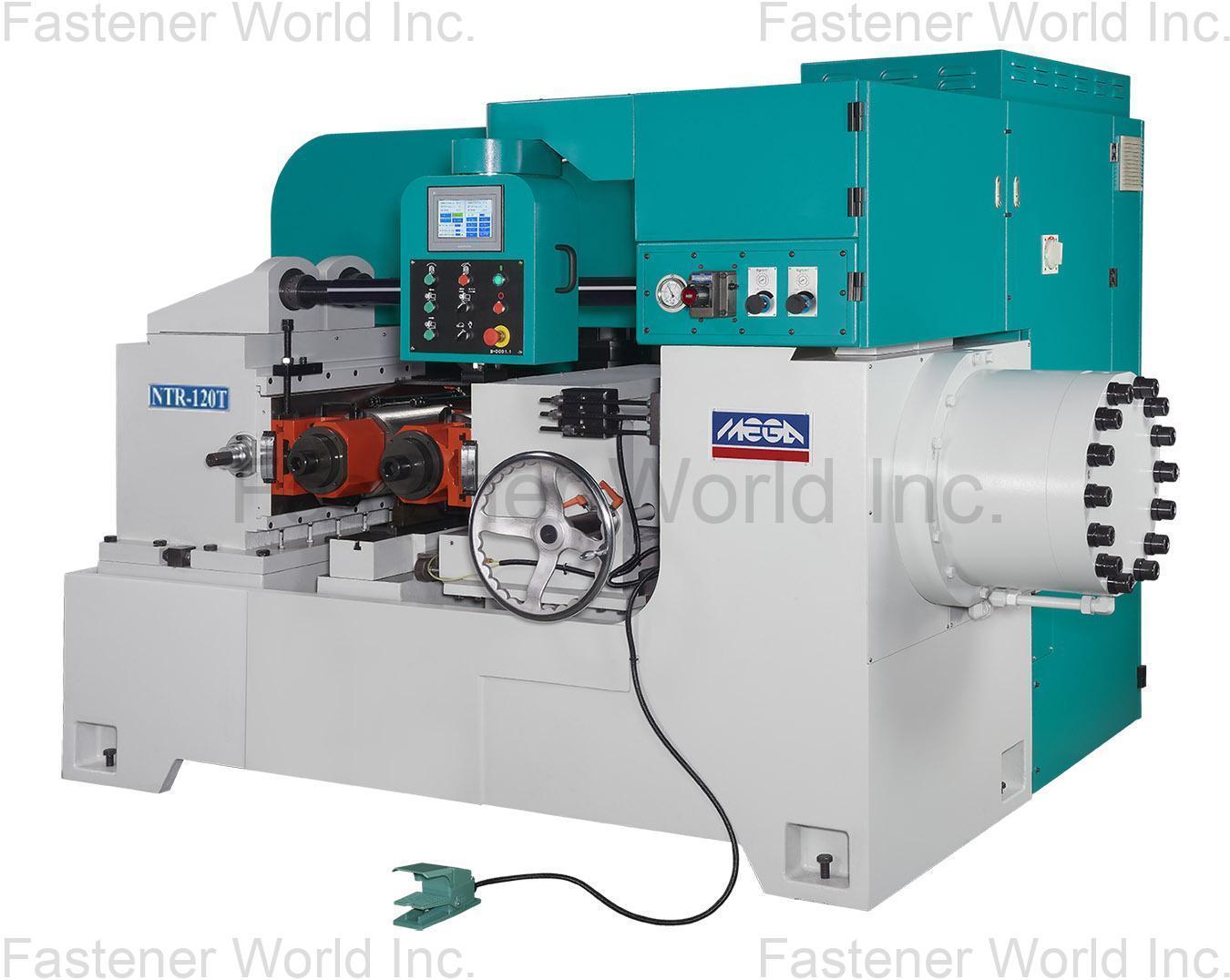 MEGA MACHINE CO., LTD. , Thru-feed & in-feed thread rolling machine