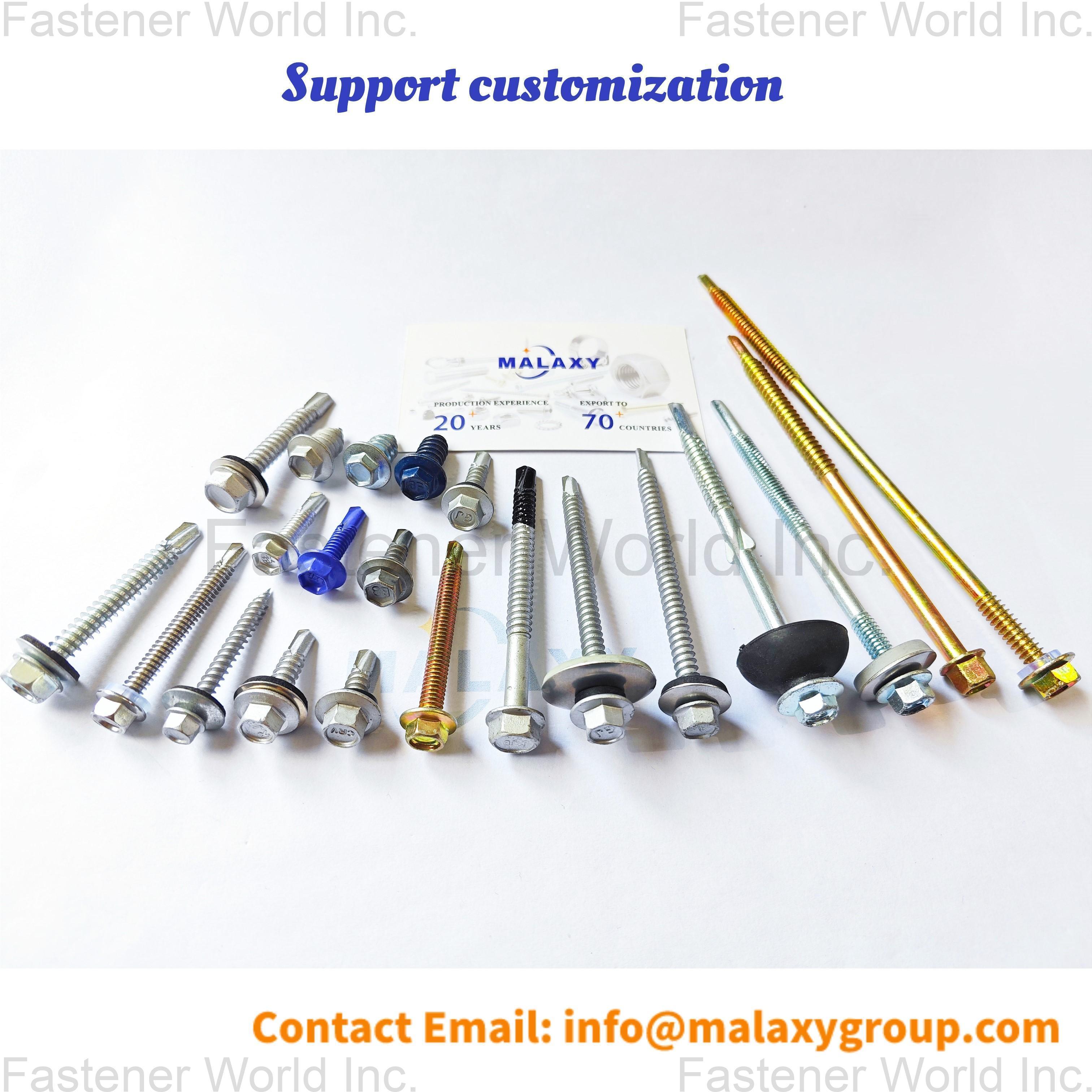 Shanghai Malaxy Industry Co., Ltd. , Hex Washer Head Self Drilling Tek Screws for HVAC, Metal Roofing & Steel Construction Shanghai Malaxy Industry Co., Ltd. , Hex Washer Head Self Drilling Tek Screws for HVAC, Metal Roofing & Steel Construction