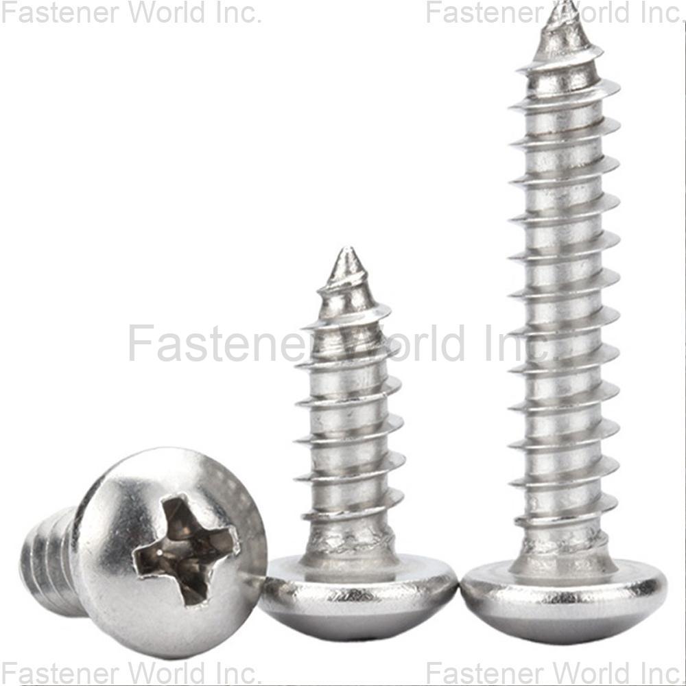 WENZHOU YUNHU FASTENERS CO., LTD , Self Tapping Screws With Round Head WENZHOU YUNHU FASTENERS CO., LTD , Self Tapping Screws With Round Head