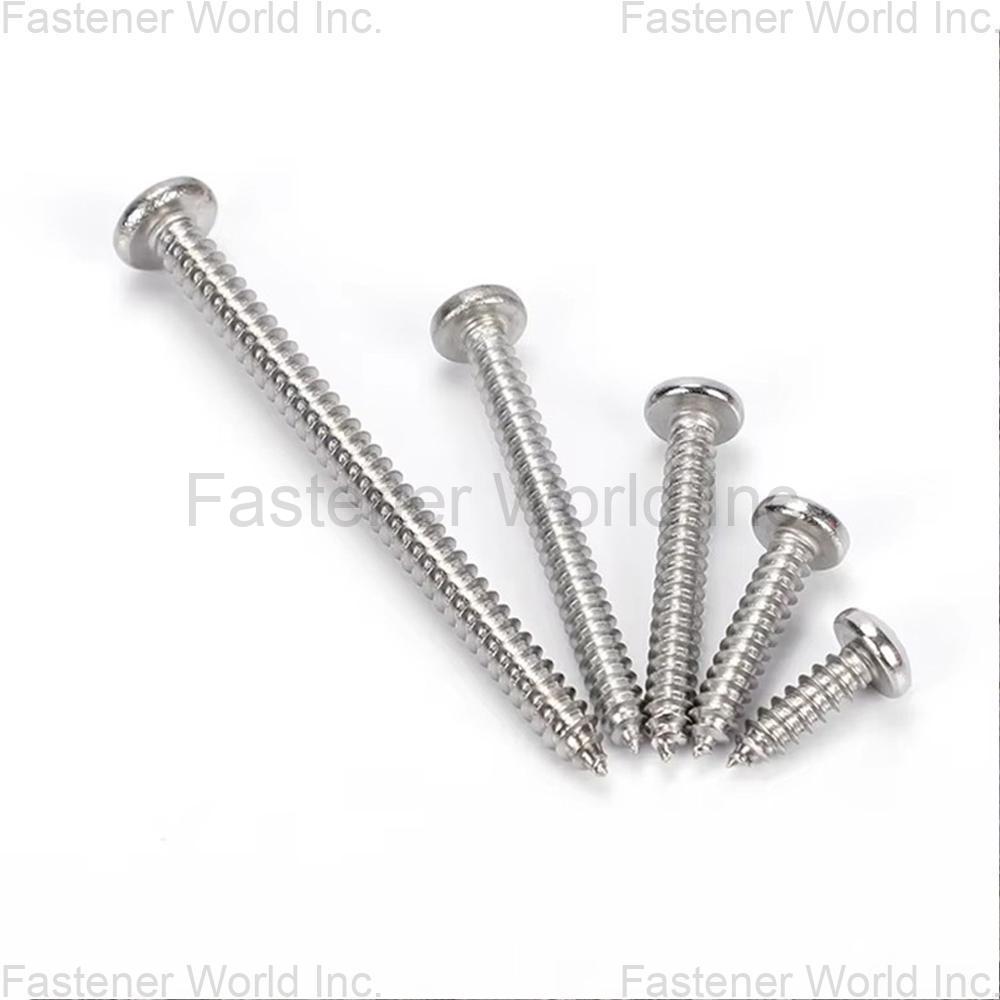 WENZHOU YUNHU FASTENERS CO., LTD , Self Tapping Screws With Round Head