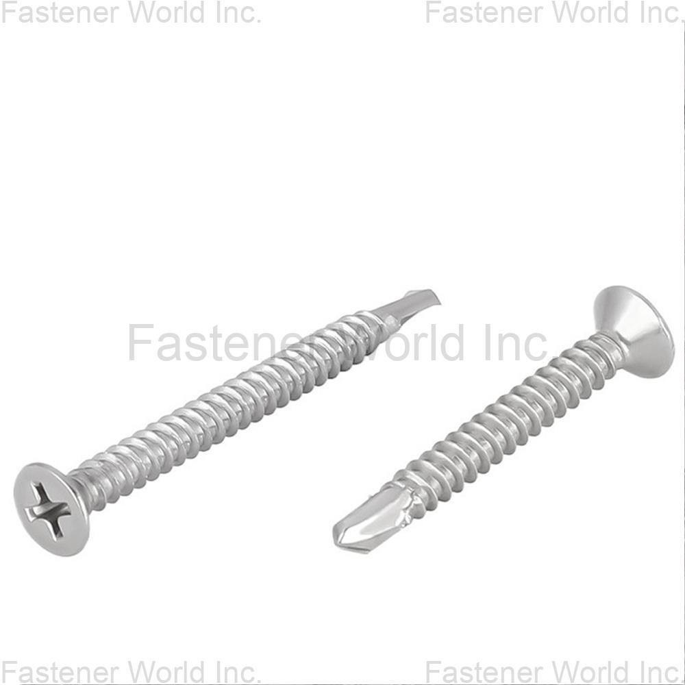 WENZHOU YUNHU FASTENERS CO., LTD , Flat Head Drilling Screws