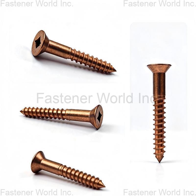 Chongqing Yushung Non-Ferrous Metals Co., Ltd. , C65500 Silicon Bronze Lag Screws Square Drive Flat Head 5/8