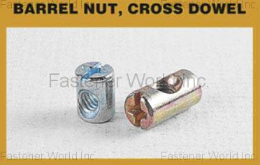 YAW MIN ENTERPRISE CORP. , Barrel Nut, Cross Dowel , Barrel Nuts