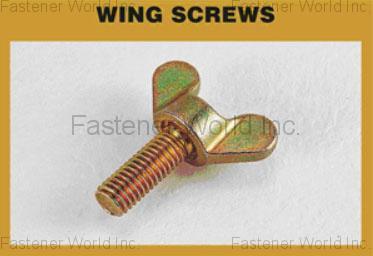 YAW MIN ENTERPRISE CORP. , ZINC DIECAST WING SCREW , Wing Screws