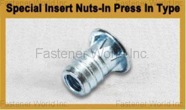 YAW MIN ENTERPRISE CORP. , Special Insert Nuts , Insert Nuts