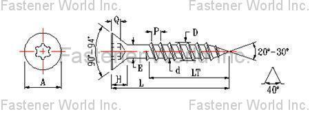 KATSUHANA FASTENERS CORP.  , CHIPBOARD SCREW  , Chipboard Screws