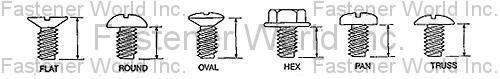 KATSUHANA FASTENERS CORP.  , MACHINE SCREW , Machine Screws