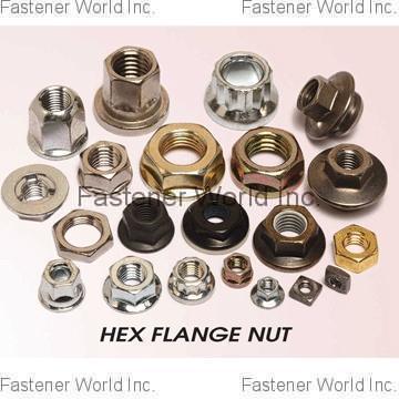 FASTENER JAMHER TAIWAN INC.  , HEX FLANGE NUTS, METAL RIVET NUT, STAINLESS STEEL HEX NUTS , All Kinds Of Nuts