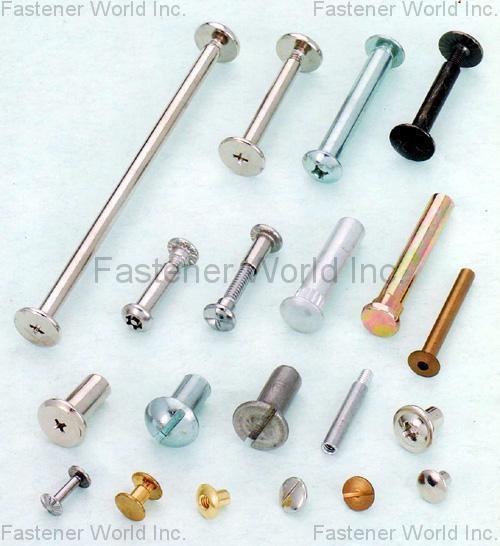 PENGTEH INDUSTRIAL CO., LTD.  , Binder Post And Screw,Male/Female Sex Bolt , Blind Rivets