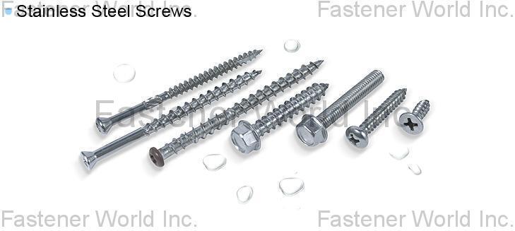 SHEH FUNG SCREWS CO., LTD.  , STAINLESS STEEL SCREW , Stainless Steel Screws