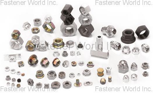 LINKWELL INDUSTRY CO., LTD. , NUTS / Flange Nut / Cap Nut / Cage Nut / Welding Nut / Knurling Nut / Tee Nut / Coupling Nut / Strut Nut / Wheel Nut , All Kinds Of Nuts