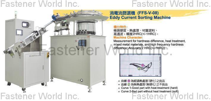 浚展科技股份有限公司  , 渦電流篩選機 , 光學篩選機