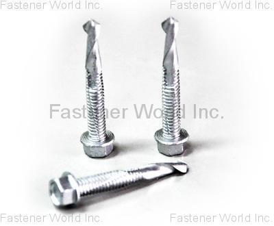 SUN THROUGH INDUSTRIAL CO., LTD. , Spiral Self-Drilling Screws(M5.5-24 x 38mm 5P)  , Self-drilling Screws