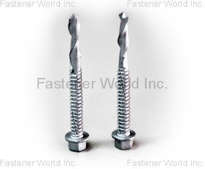 SUN THROUGH INDUSTRIAL CO., LTD. , Spiral Self-Drilling Screws(M6.3-14 x 50mm 8P)  , Self-drilling Screws