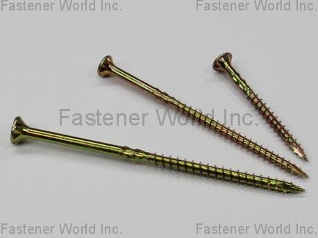 SHUENN CHANG FA ENTERPRISE CO., LTD.  , Chipboard  Screw Triangle Thread , Chipboard Screws