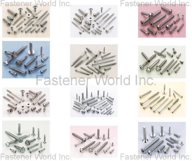 MIN HWEI ENTERPRISE CO., LTD.  , CHIPBOARD SCREWS , Machine Screws