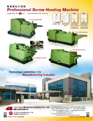 LIAN TENG MACHINERY INDUSTRY CO., LTD. 