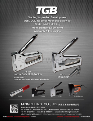 TANGIBLE IND. CO., LTD.