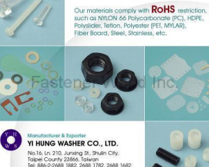 Screws, WASHER, Nuts(YI HUNG WASHER CO., LTD. )