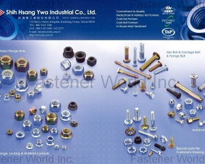 Nylon & Nylon Flange Nuts(SHIH HSANG YWA INDUSTRIAL CO., LTD. )