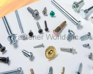 Machine Screws, Rivets, Self-clinching Fasteners, Sems, Tapping Screws, Torx Screws, Carriage Bolts, Projection Weld Studs, Weld Screws, Special Screws(FU KAI FASTENER ENTERPRISE CO., LTD.)