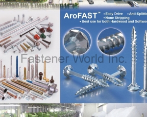 Thread Forming Screws, Stainless Steel Screw, SEMS Screws, Self Tapping Screws, Self Drilling Screws, High-Low Screws & Concrete Screws, Drywall Screws & Collated Screws, Customized Screws, Chipboard Screws, Bolts & Nuts(CHAEN WEI CORPORATION )