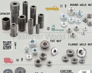 Spacer, Round Weld Nut, Tee Nut, Flange Weld Nut, Coating GEOMET, COATING NYCOTE(Q-NUTS INDUSTRIAL CORP.)