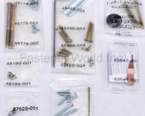 Fastener, Hardware, Plastic, Instruction Booklet Package in Lpp Bags(KAN GOOD ENTERPRISE CO., LTD.)