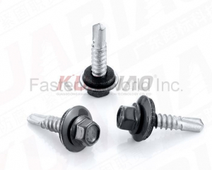 Hex Washer Head Bi-metal Self Drilling Screws+Sealing Washers+Sealing Washers+Fluorocarbon Baking Finish(GUANGDONG KUABIAO CONSTRUCTION TECHNOLOGY CO., LTD. )