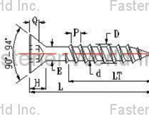 CHIPBOARD SCREW (KATSUHANA FASTENERS CORP. )