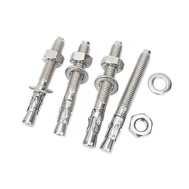 seller information Wedge anchor SS304 stainless steel concrete wall